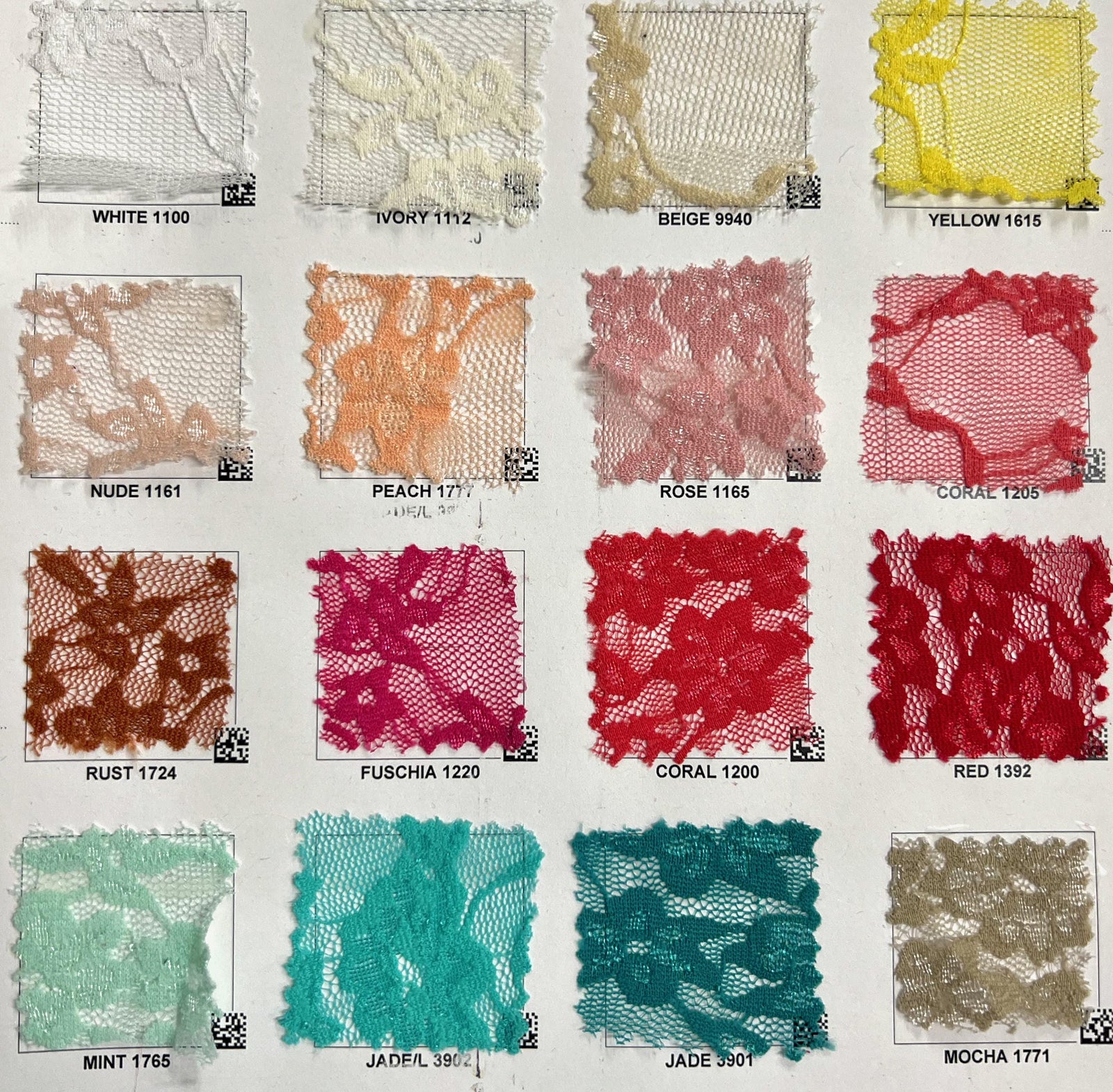 Emily Floral Nylon 4-way Stretch Spandex Lace Fabric