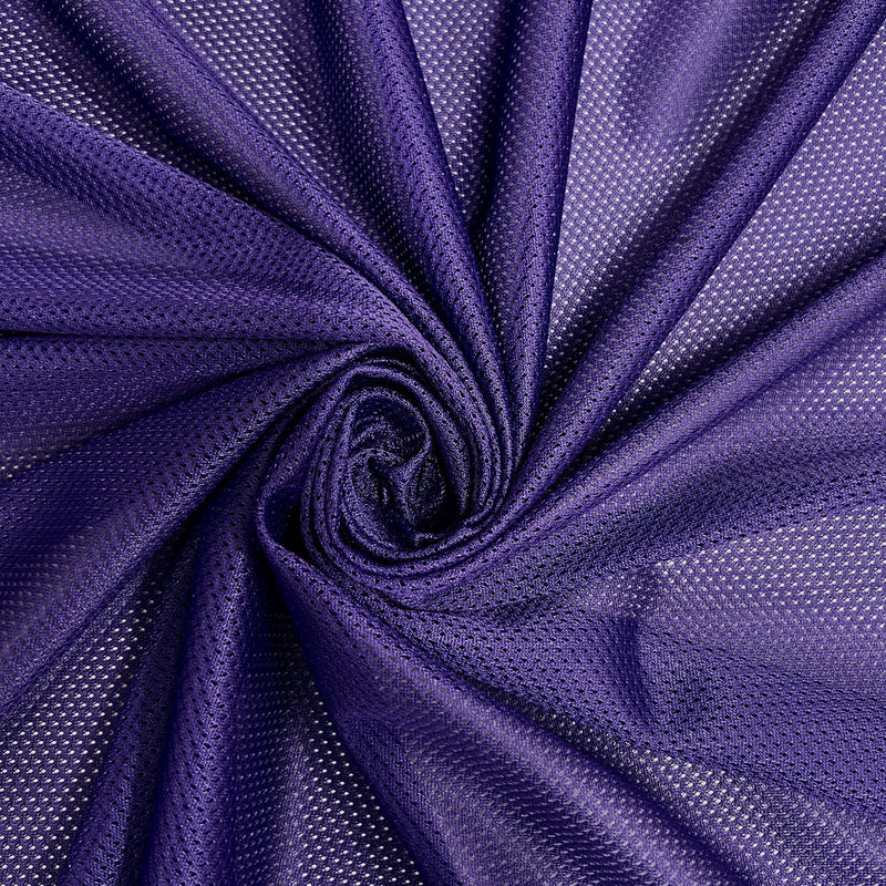 Brylee PURPLE Polyester Micro Mesh Jersey Sports Mesh Knit Fabric by the Yard