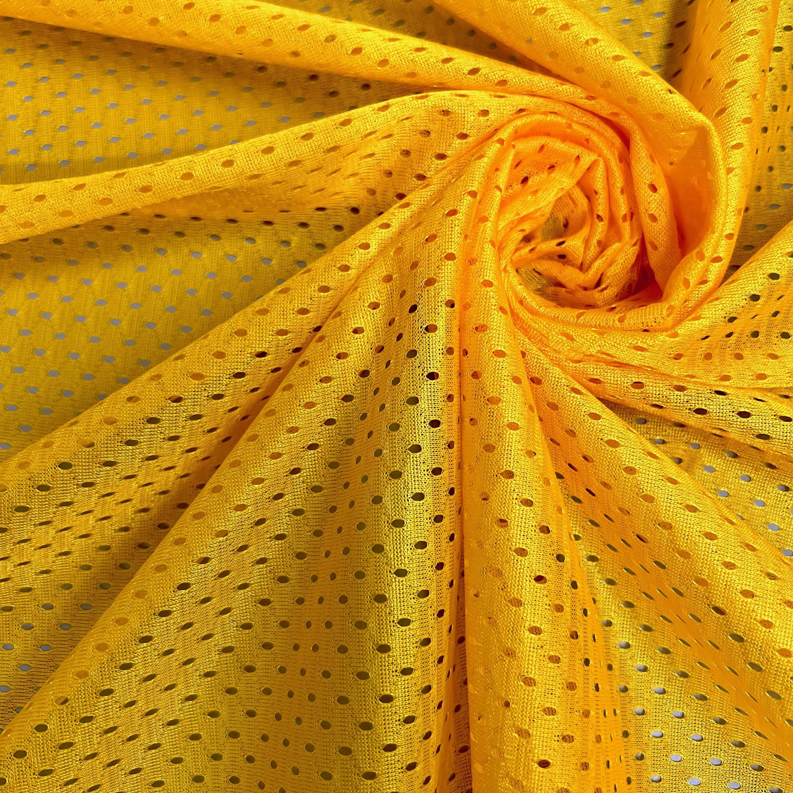 Sawyer MANGO Polyester Football Sports Mesh Knit Fabric by the Yard