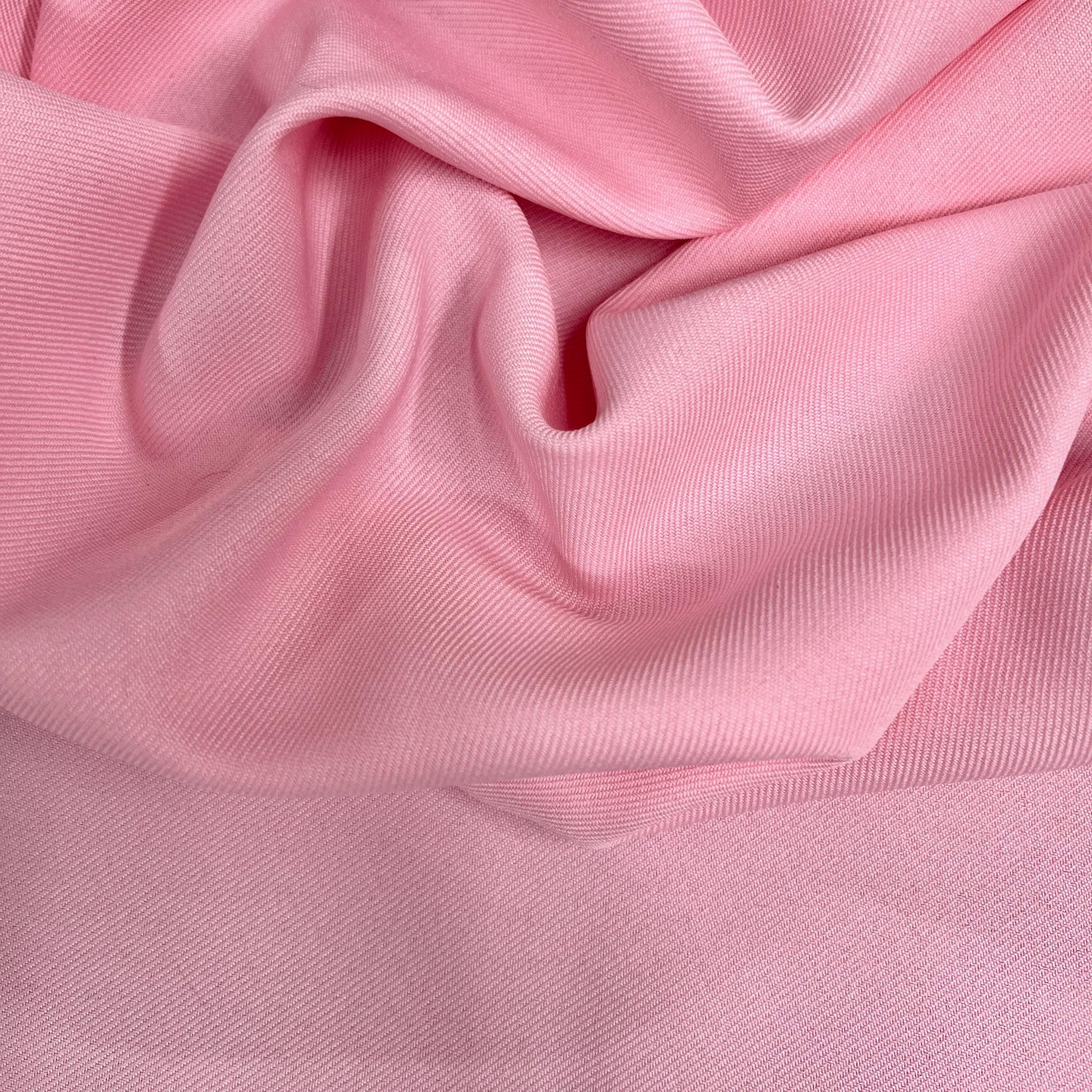 Delaney LIGHT PINK Polyester Gabardine Fabric for Skirts, Suits, Overcoats, Trousers/Slacks, Uniforms, Lining, etc.