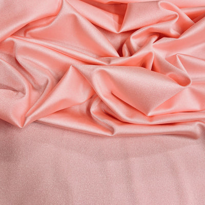 Elle BUBBLEGUM PINK Nylon Spandex Stretch Shiny Tricot Medium Weight Fabric for Apparel, Swimwear, Activewear, Sportswear, Costumes, Crafts
