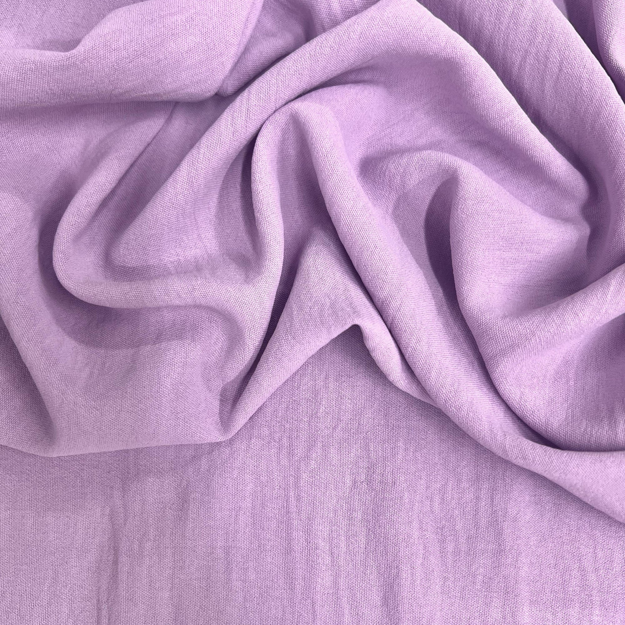 Sophia LILAC Air Flow Polyester Fabric for Dresses, Tops, Bottoms, Shawl, Scarf, Costumes, Crafts