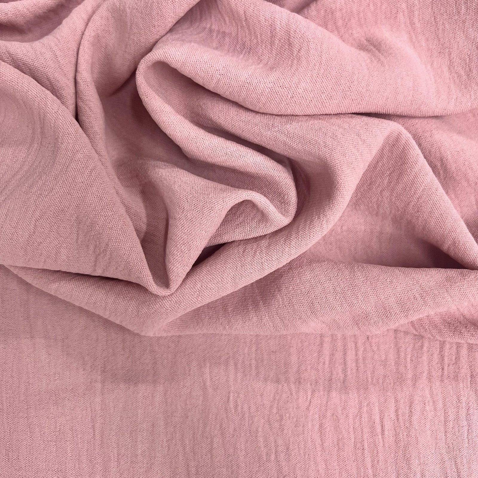 Sophia DUSTY PINK Air Flow Polyester Fabric for Dresses, Tops, Bottoms, Shawl, Scarf, Costumes, Crafts