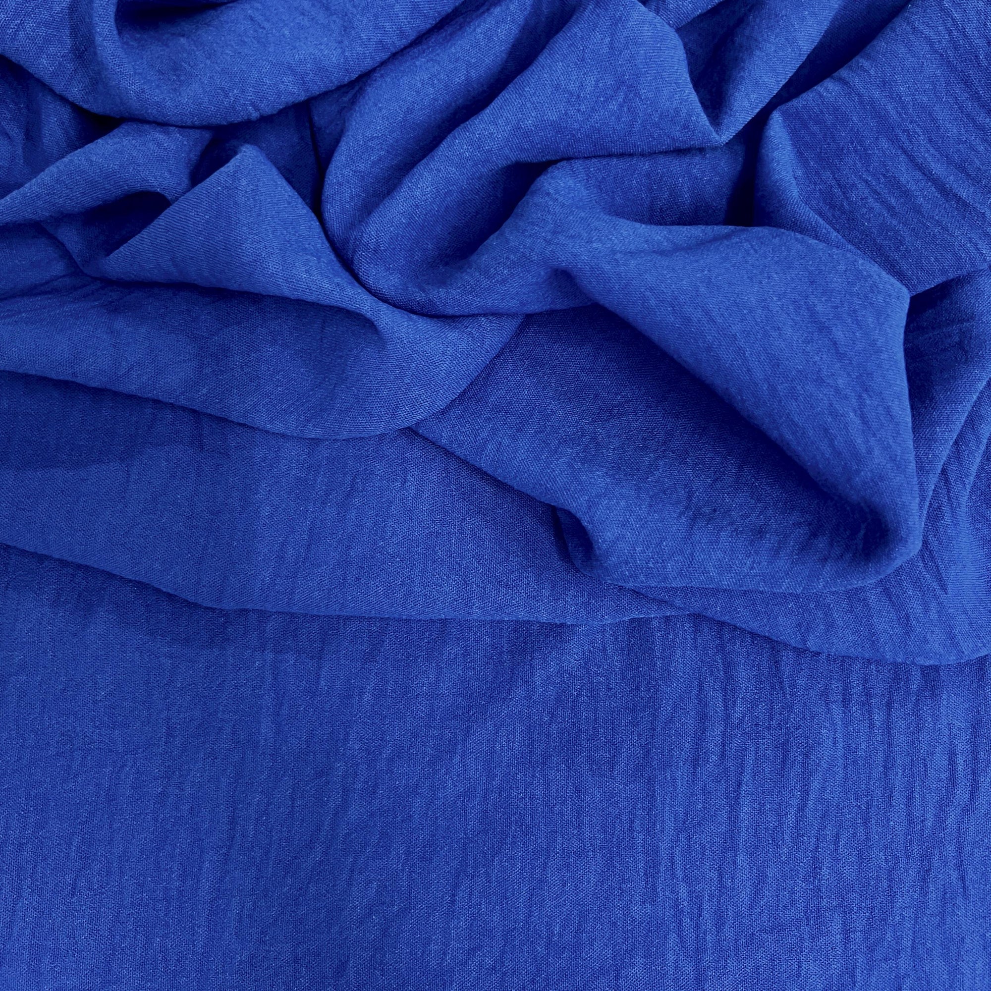 Sophia ROYAL BLUE Air Flow Polyester Fabric for Dresses, Tops, Bottoms, Shawl, Scarf, Costumes, Crafts
