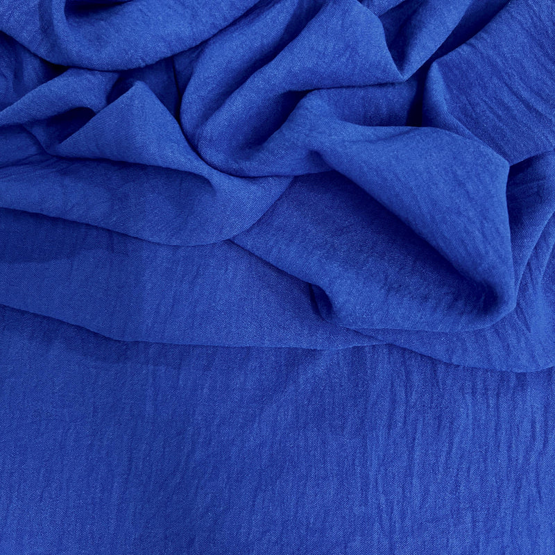 Sophia ROYAL BLUE Air Flow Polyester Fabric for Dresses, Tops, Bottoms, Shawl, Scarf, Costumes, Crafts