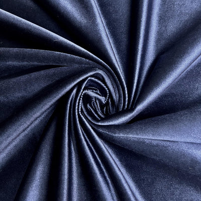 Contessa NAVY BLUE Plush Non-Stretch Velvet Fabric for Apparel, Costumes, Curtains, Chair/Throw Pillow Cover, Crafts