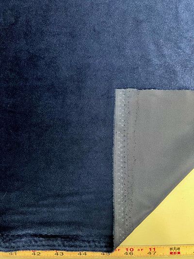 Contessa NAVY BLUE Plush Non-Stretch Velvet Fabric for Apparel, Costumes, Curtains, Chair/Throw Pillow Cover, Crafts