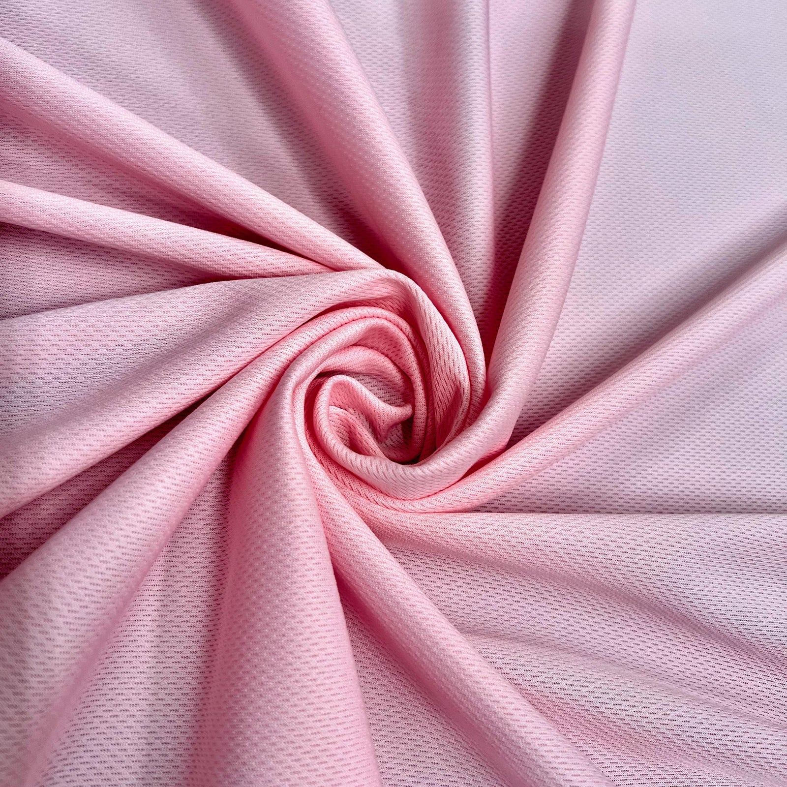 Mikaela PINK Polyester Dimple Sports Mesh Knit Fabric by the Yard