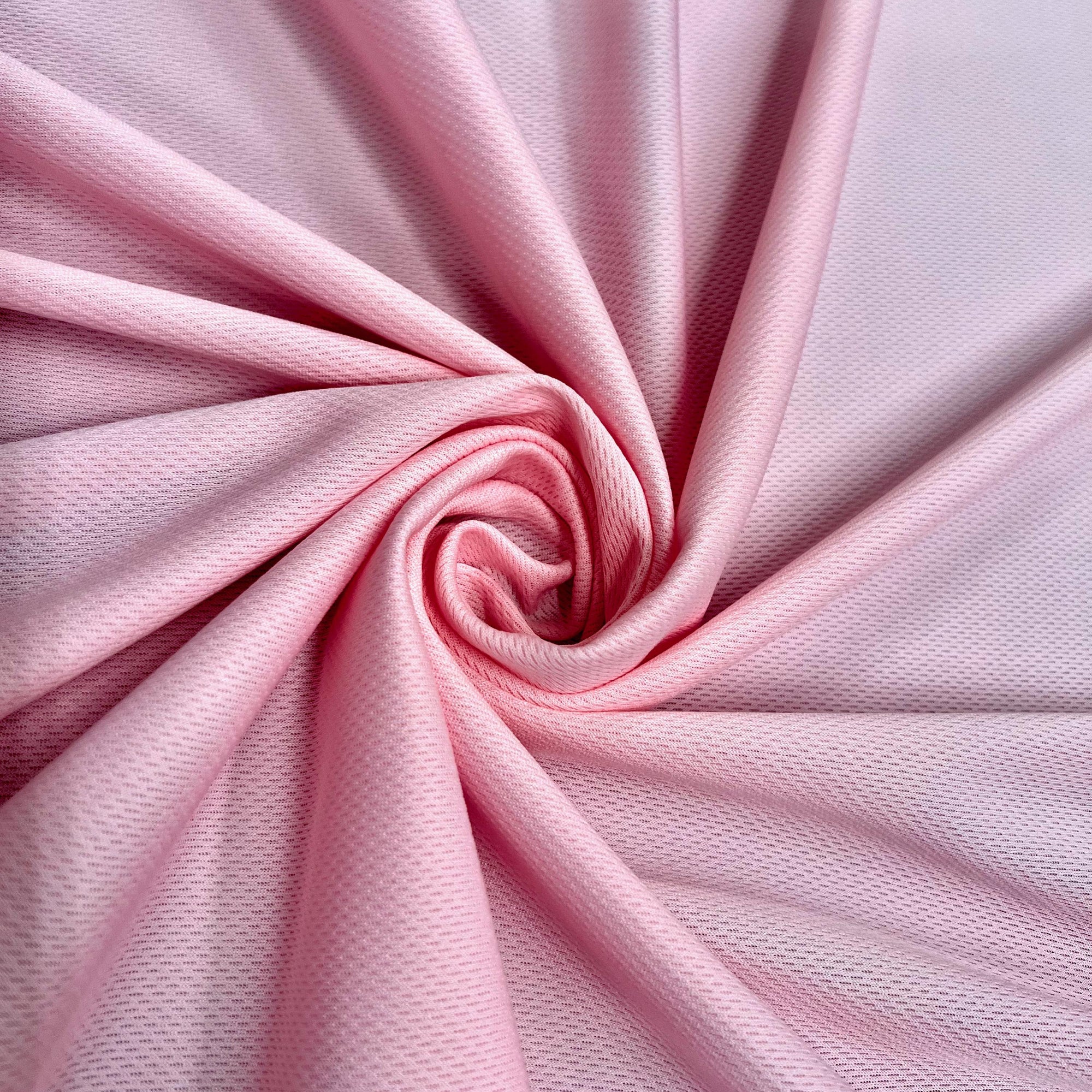 Mikaela PINK Polyester Dimple Sports Mesh Knit Fabric by the Yard