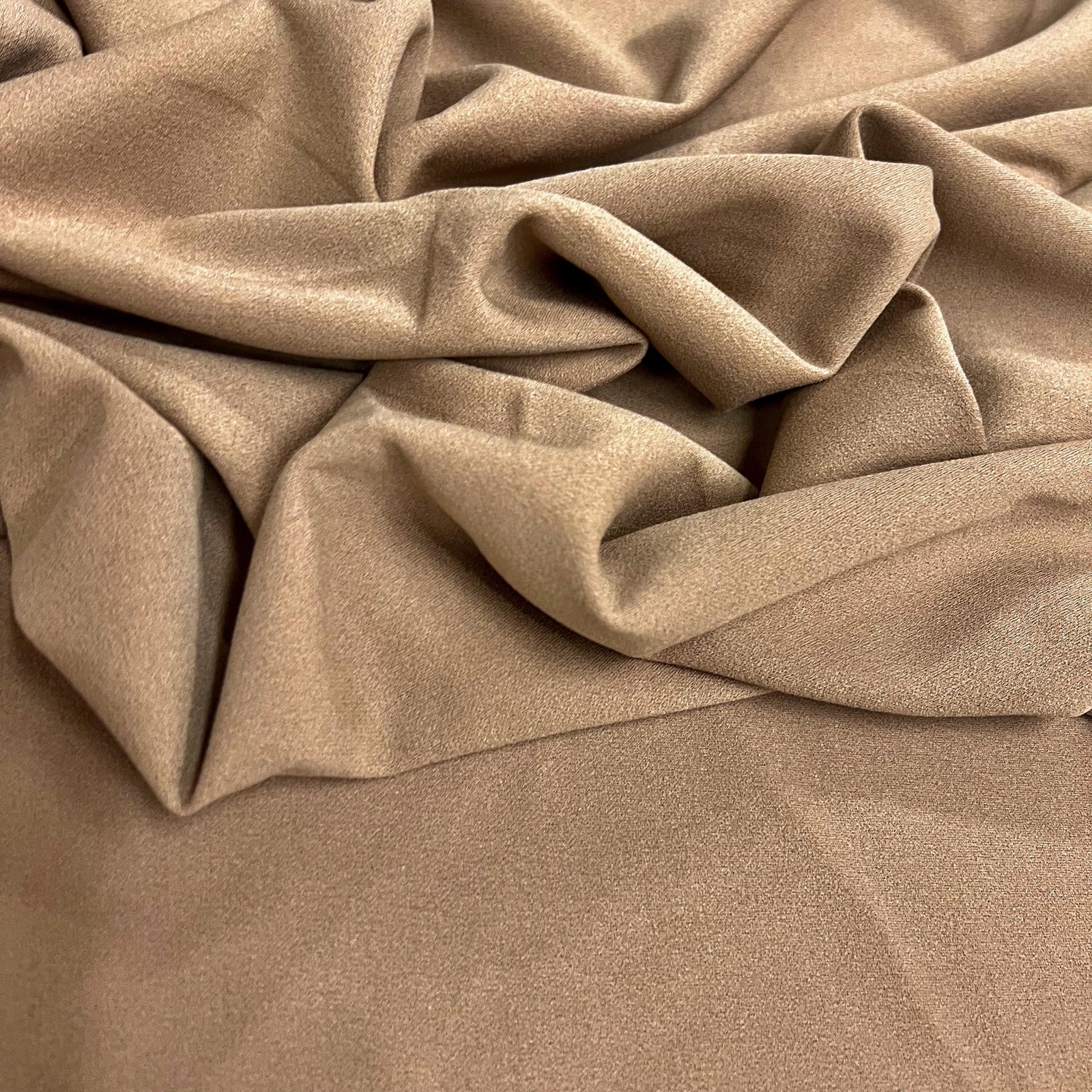 Chey MOCHA Stretch Crepe Scuba Techno Knit Polyester Spandex Fabric for Bows, Top Knots, Head Wraps, Clothes, Costumes, Crafts