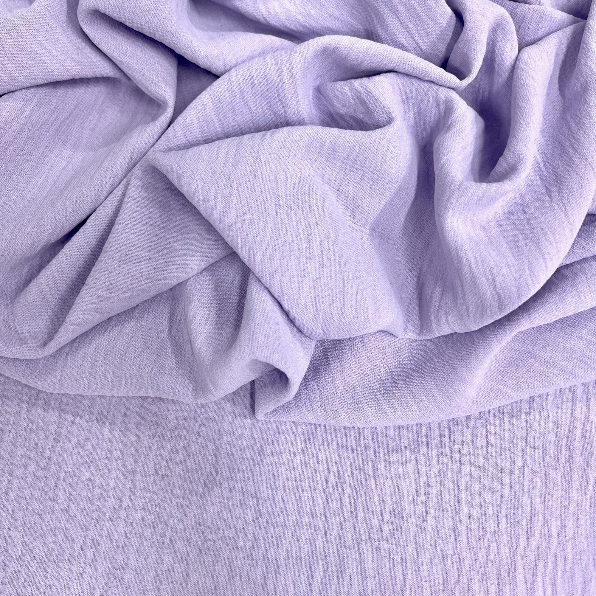 Sophia LAVENDER Air Flow Polyester Fabric for Dresses, Tops, Bottoms, Shawl, Scarf, Costumes, Crafts