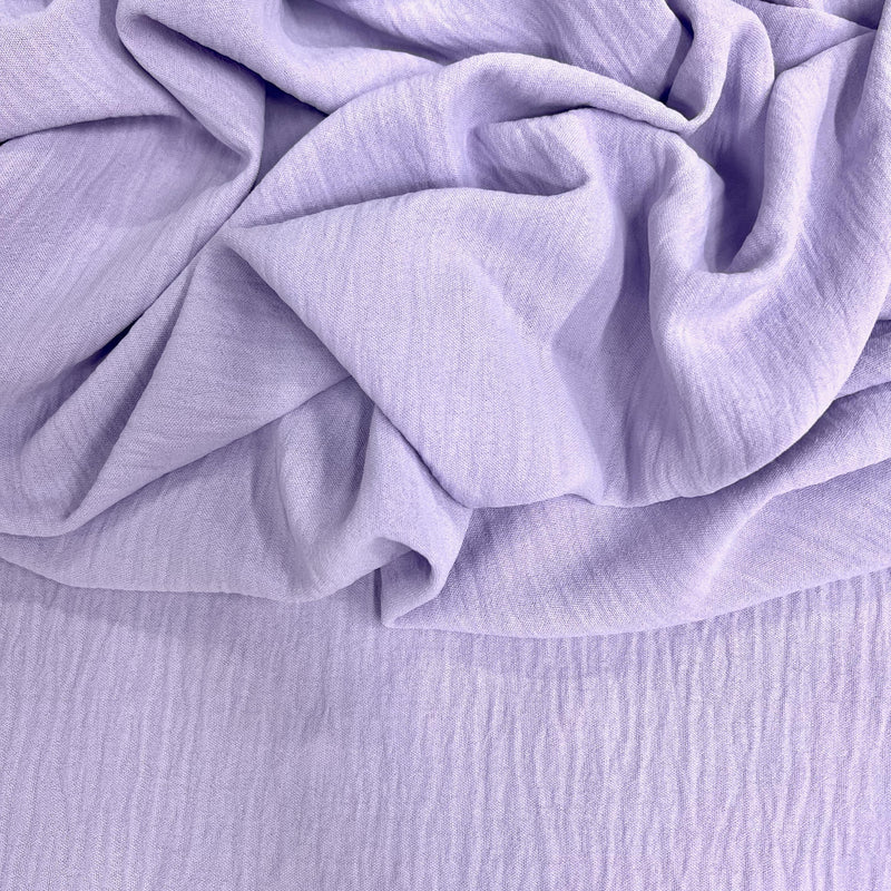 Sophia LAVENDER Air Flow Polyester Fabric for Dresses, Tops, Bottoms, Shawl, Scarf, Costumes, Crafts