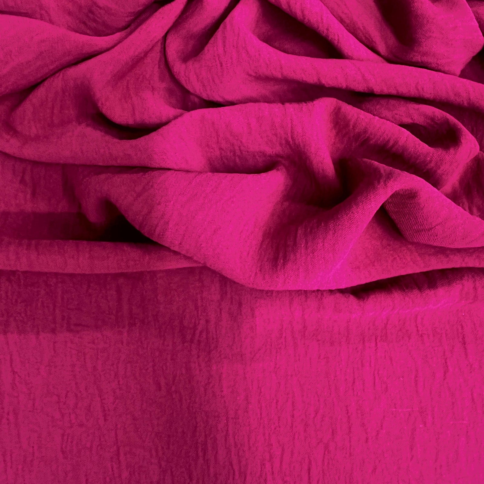 Sophia FUCHSIA Air Flow Polyester Fabric for Dresses, Tops, Bottoms, Shawl, Scarf, Costumes, Crafts