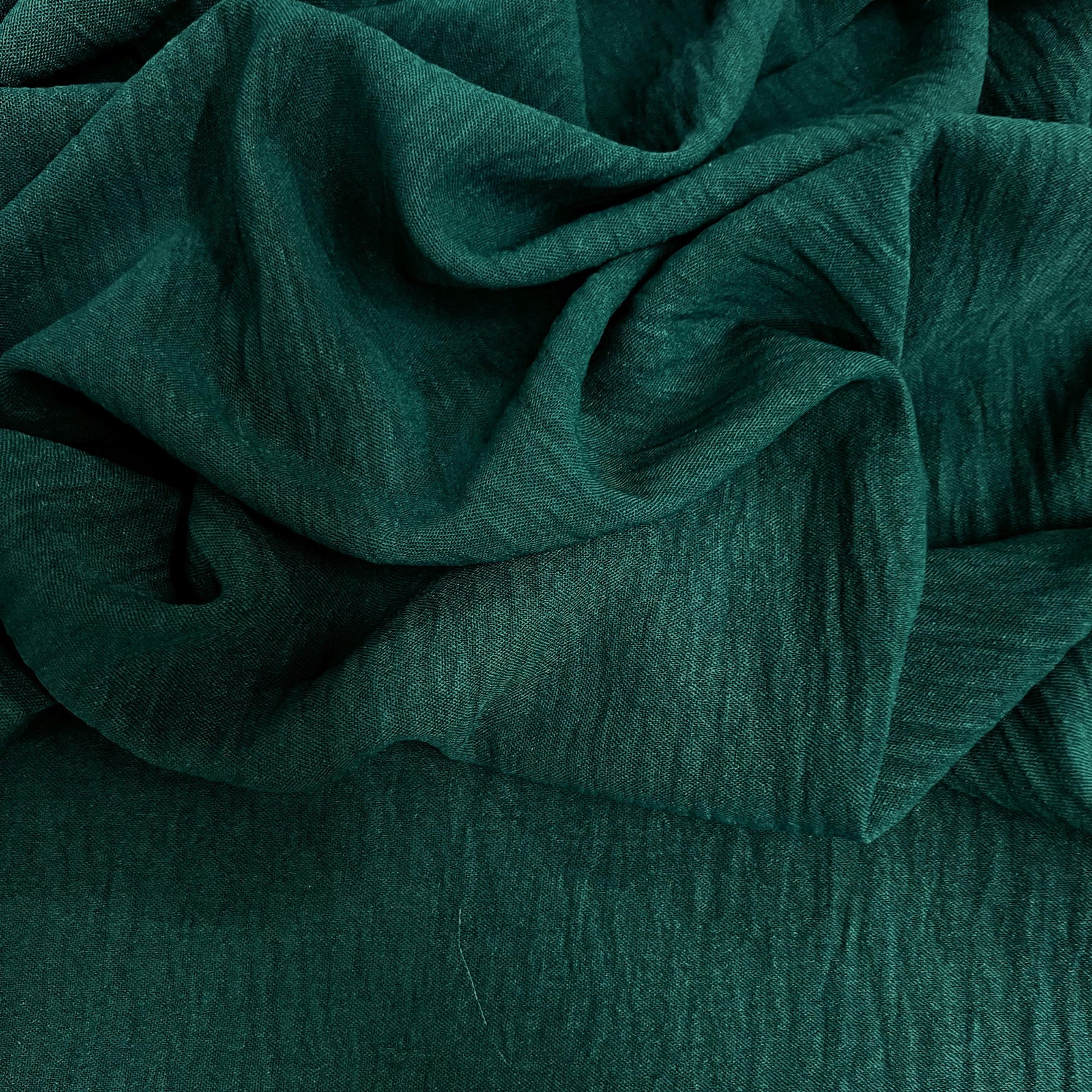 Sophia HUNTER GREEN Air Flow Polyester Fabric for Dresses, Tops, Bottoms, Shawl, Scarf, Costumes, Crafts
