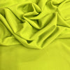 Chey LIME GREEN Stretch Crepe Scuba Techno Knit Polyester Spandex Fabric for Bows, Top Knots, Head Wraps, Clothes, Costumes, Crafts