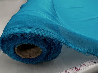 Jolene CERULEAN BLUE Polyester Two-Tone Chiffon Fabric by the Yard - 10135
