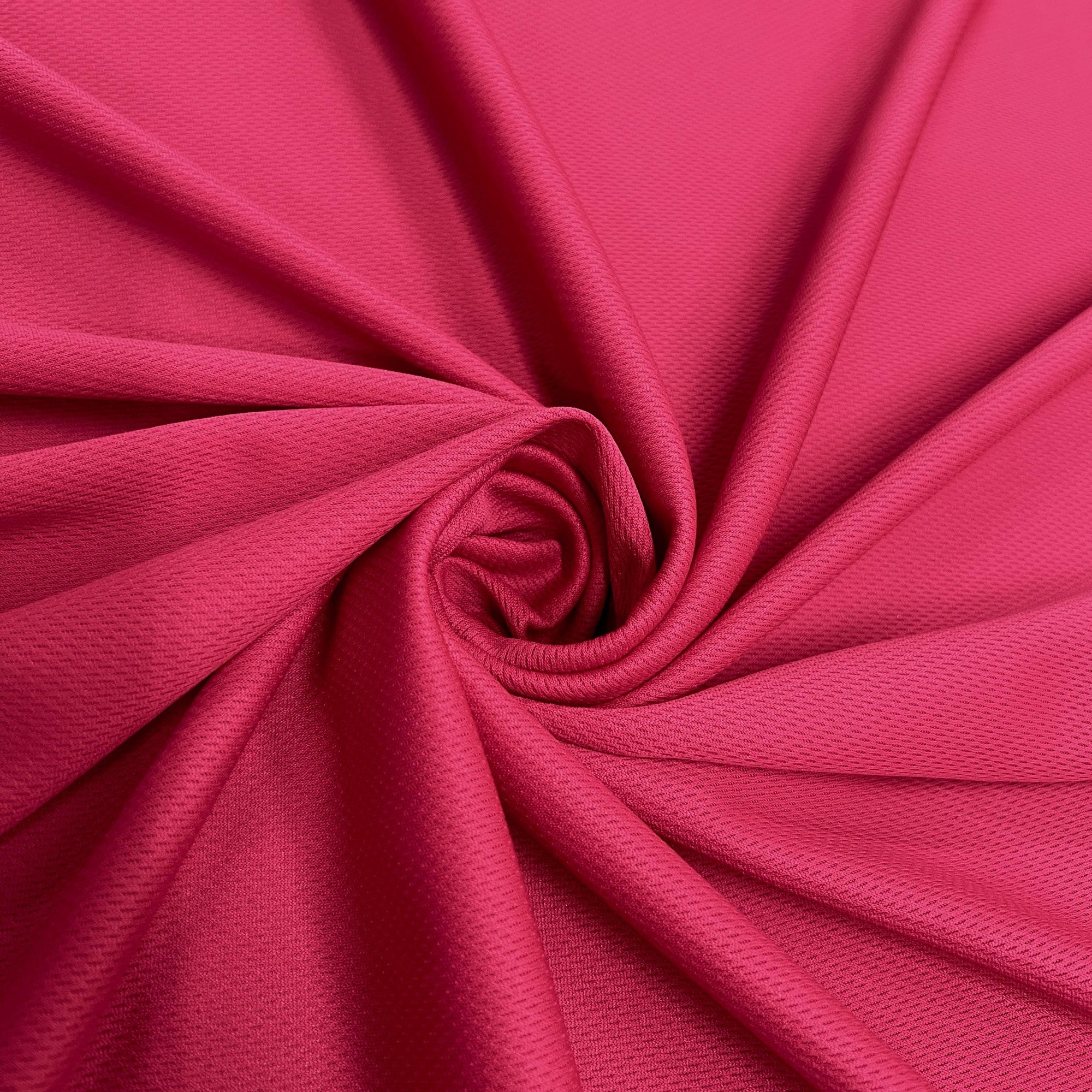 Mikaela FUCHSIA Polyester Dimple Sports Mesh Knit Fabric by the Yard