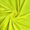 Elle NEON YELLOW Nylon Spandex Stretch Shiny Tricot Medium Weight Fabric for Apparel, Swimwear, Activewear, Sportswear, Costumes, Crafts