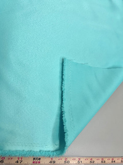 Audrey TURQUOISE Polyester Dull Satin | Matte Satin Fabric for Gowns, Dresses, Skirts, Curtains, Costumes, Home Decor, Crafts, etc.
