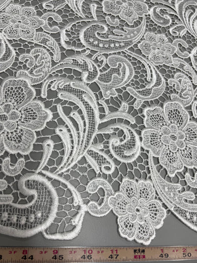 Maggie LIGHT IVORY Guipure Venice Heavy Lace Fabric by the Yard