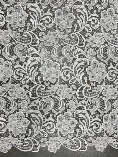 Maggie LIGHT IVORY Guipure Venice Heavy Lace Fabric by the Yard
