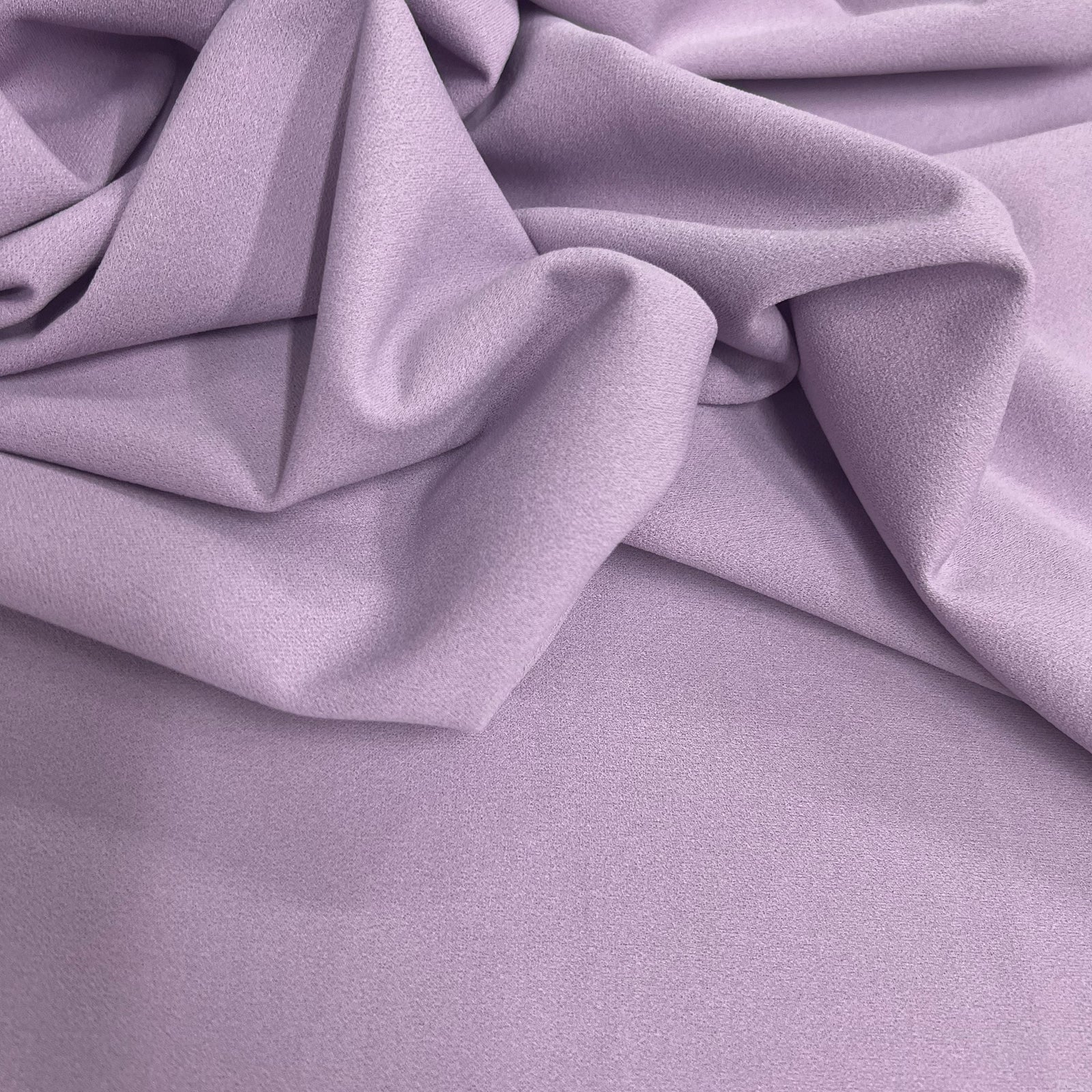 Chey LILAC Stretch Crepe Scuba Techno Knit Polyester Spandex Fabric for Bows, Top Knots, Head Wraps, Clothes, Costumes, Crafts