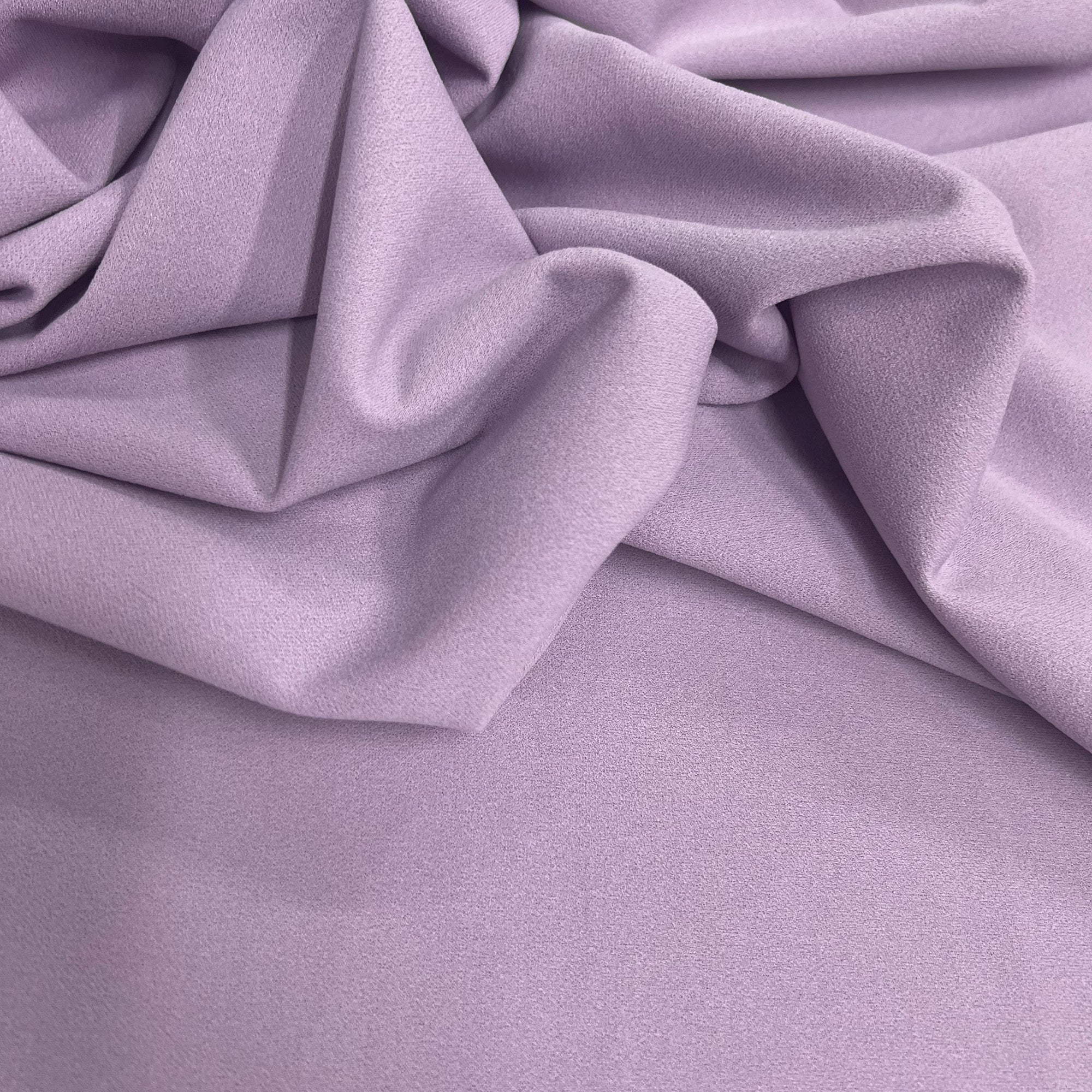 Chey LILAC Stretch Crepe Scuba Techno Knit Polyester Spandex Fabric for Bows, Top Knots, Head Wraps, Clothes, Costumes, Crafts