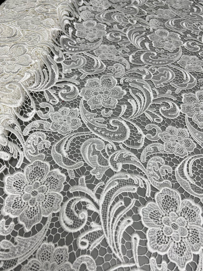 Maggie OFF WHITE Guipure Venice Heavy Lace Fabric by the Yard