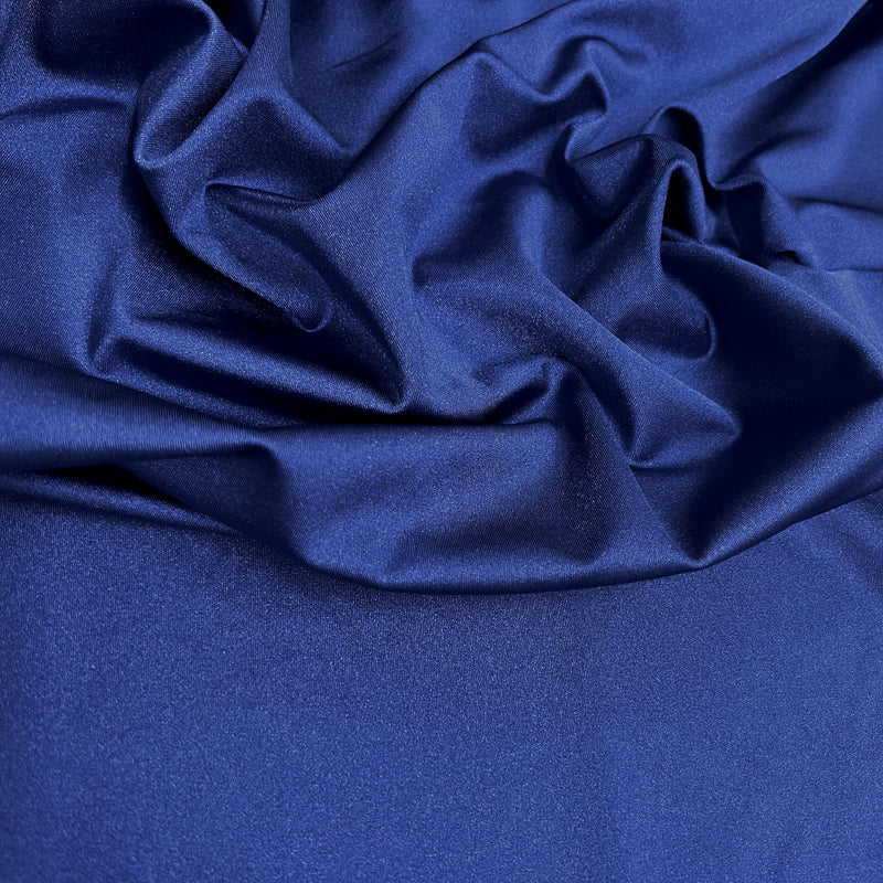 Elle ROYAL BLUE Nylon Spandex Stretch Shiny Tricot Medium Weight Fabric for Apparel, Swimwear, Activewear, Sportswear, Costumes, Crafts
