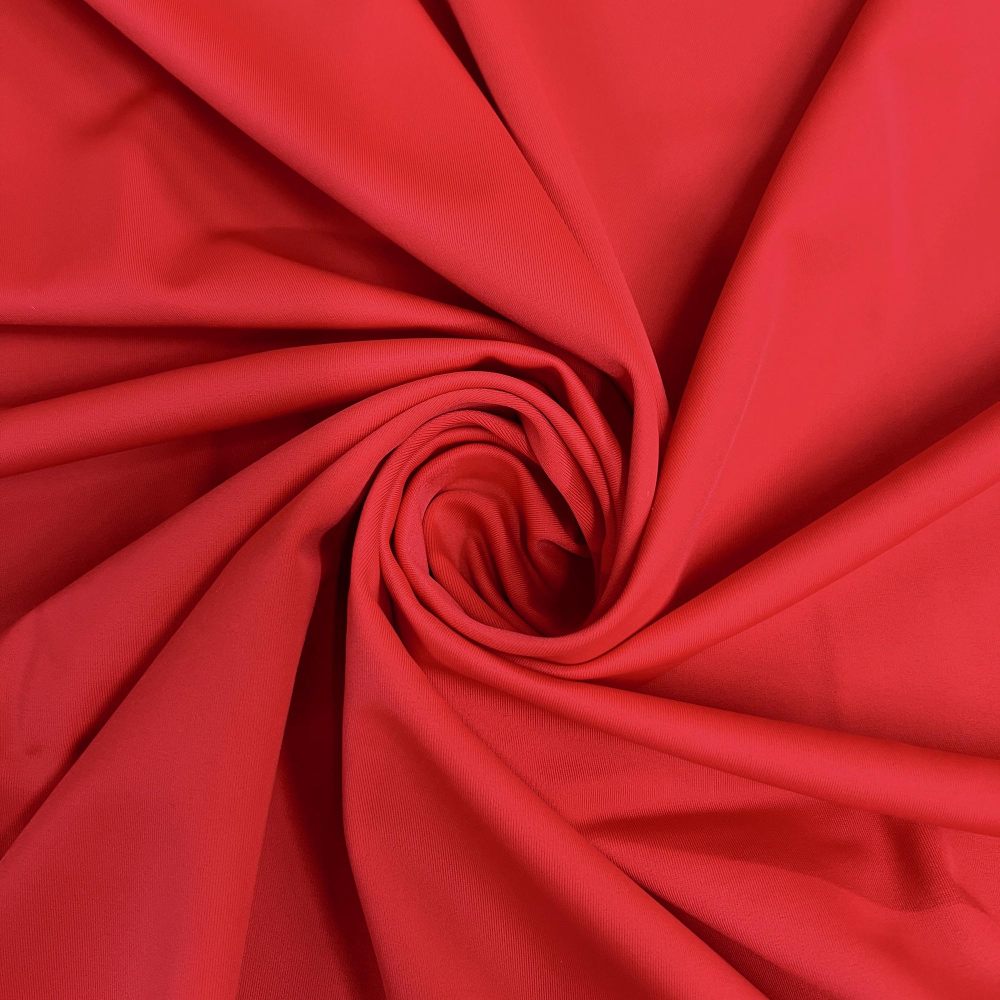 Giselle SCARLET RED Nylon Spandex Stretch Matte Tricot Medium Weight Fabric for Apparel, Swimwear, Activewear, Sportswear, Costumes, Crafts