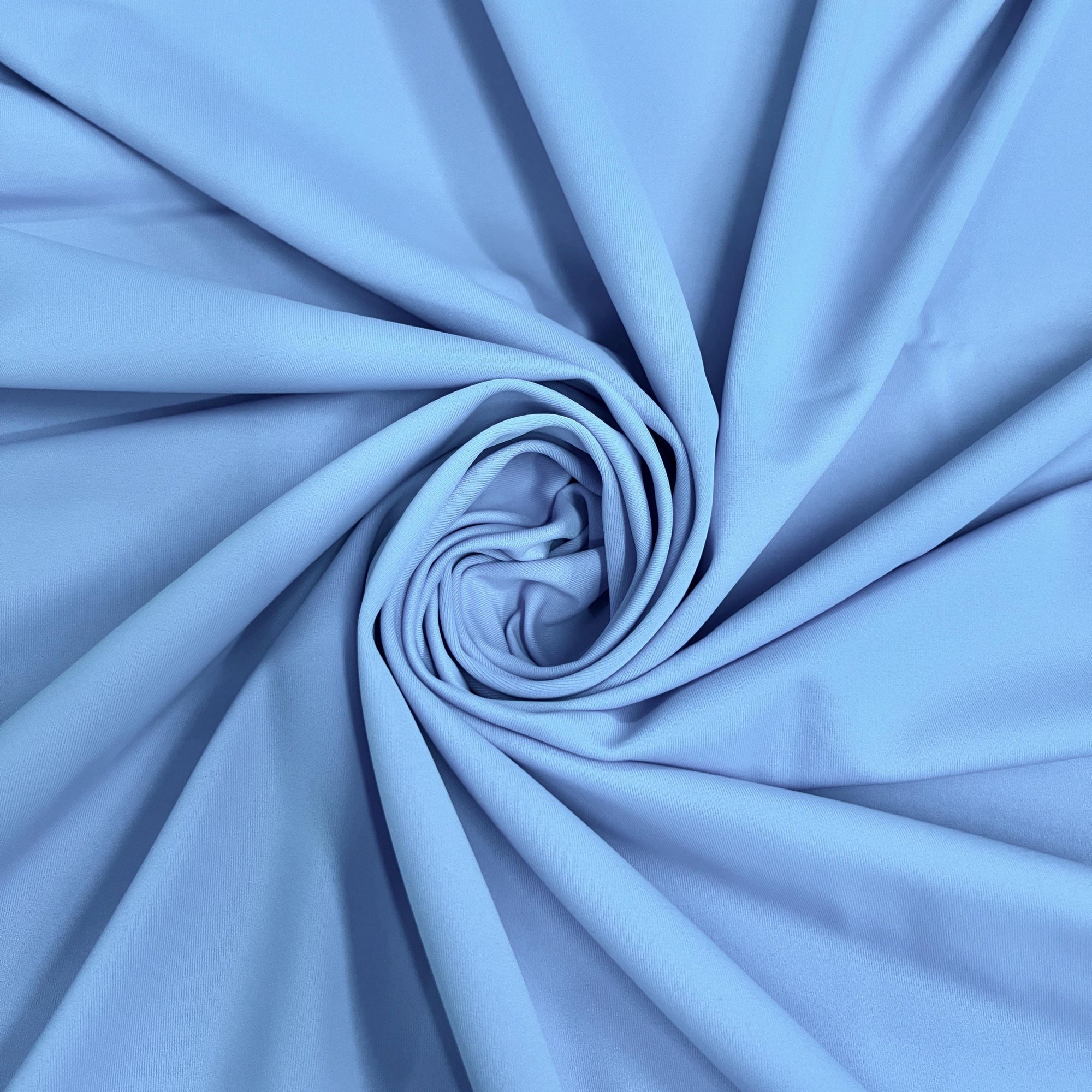 Giselle DUSTY BLUE Nylon Spandex Stretch Matte Tricot Medium Weight Fabric for Apparel, Swimwear, Activewear, Sportswear, Costumes, Crafts