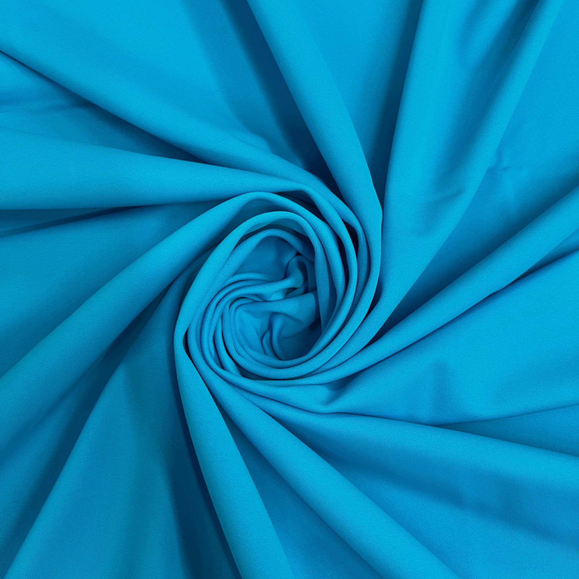 Giselle TURQUOISE Nylon Spandex Stretch Matte Tricot Medium Weight Fabric for Apparel, Swimwear, Activewear, Sportswear, Costumes, Crafts