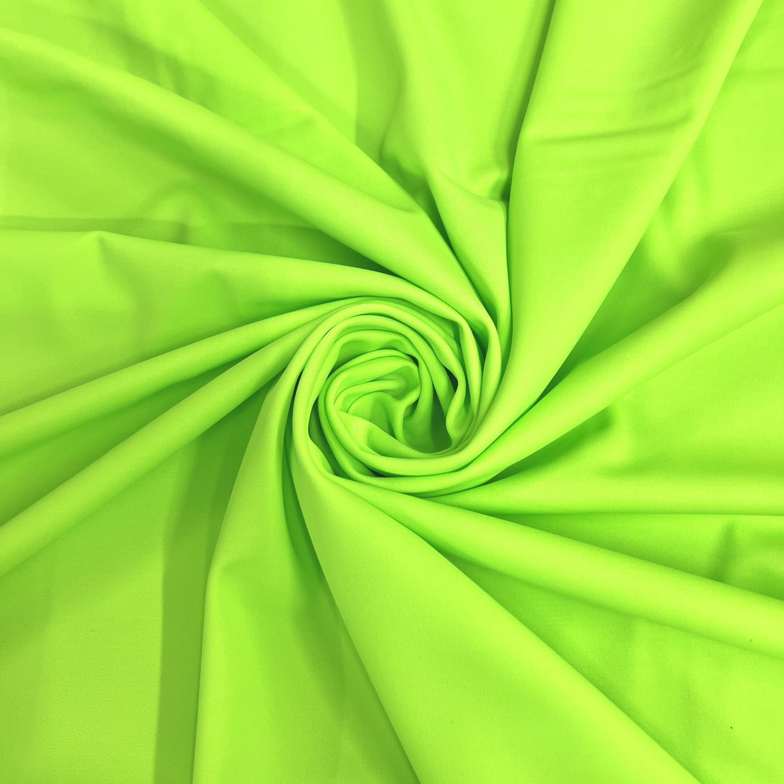 Giselle NEON LIME Nylon Spandex Stretch Matte Tricot Medium Weight Fabric for Apparel, Swimwear, Activewear, Sportswear, Costumes, Crafts