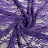 Emily PURPLE Floral Nylon 4-way Stretch Spandex Lace Fabric