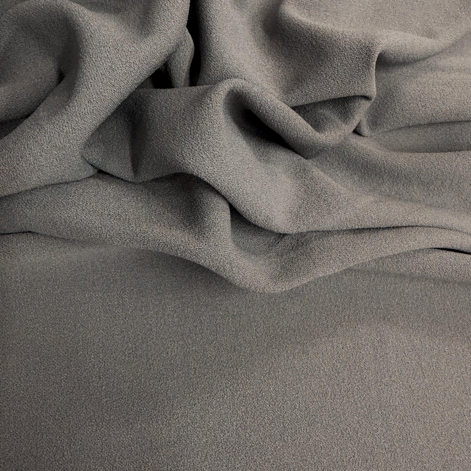 Chey GREY Stretch Crepe Scuba Techno Knit Polyester Spandex Fabric for Bows, Top Knots, Head Wraps, Clothes, Costumes, Crafts
