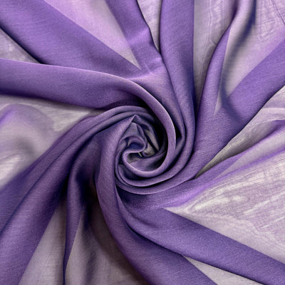 Jolene VIOLET Polyester Two-Tone Chiffon Fabric by the Yard - 10135