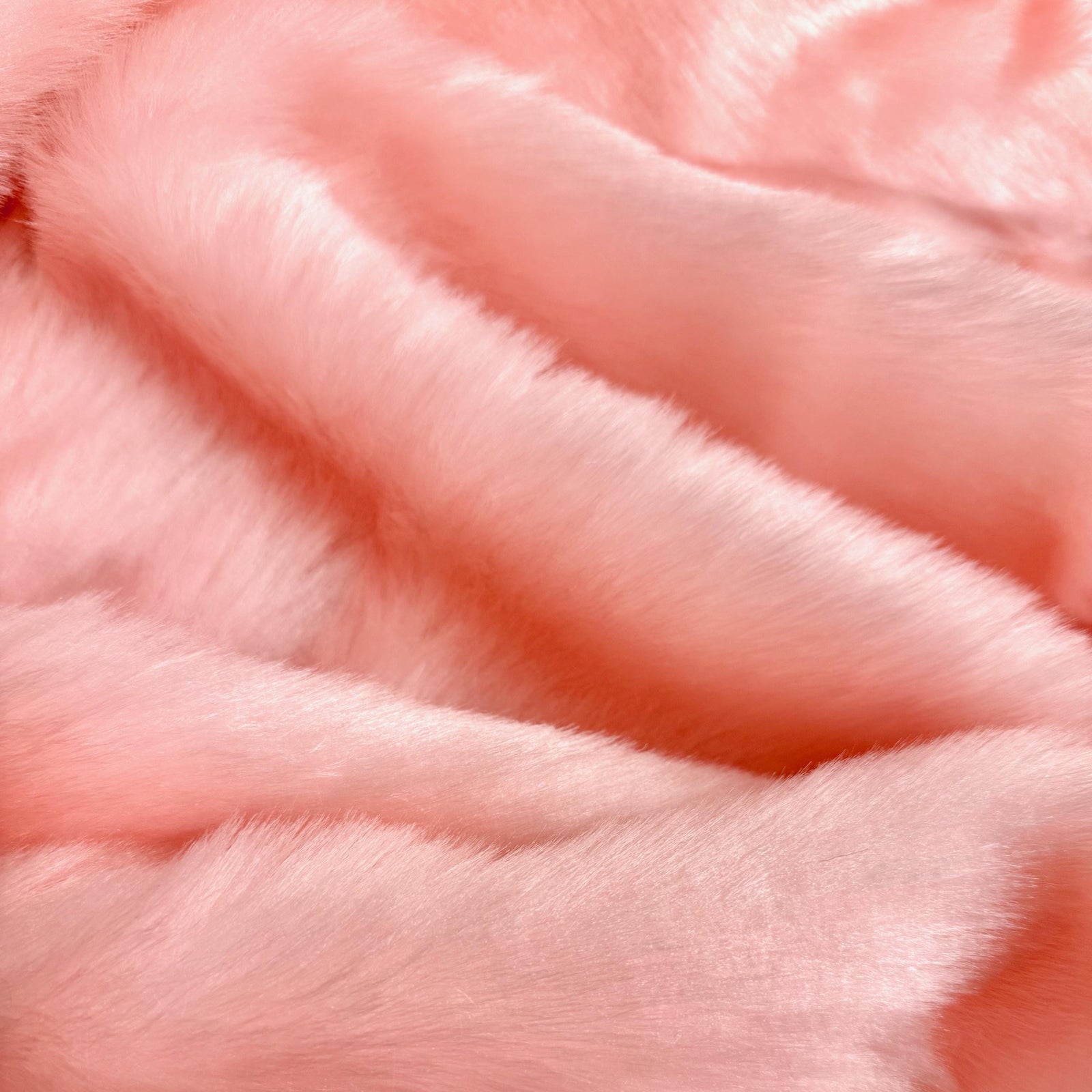 Zahra BLUSH PINK 0.75 Inch Short Pile Soft Faux Fur Fabric for Fursuit, Cosplay Costume, Photo Prop, Trim, Throw Pillow, Crafts - 10177