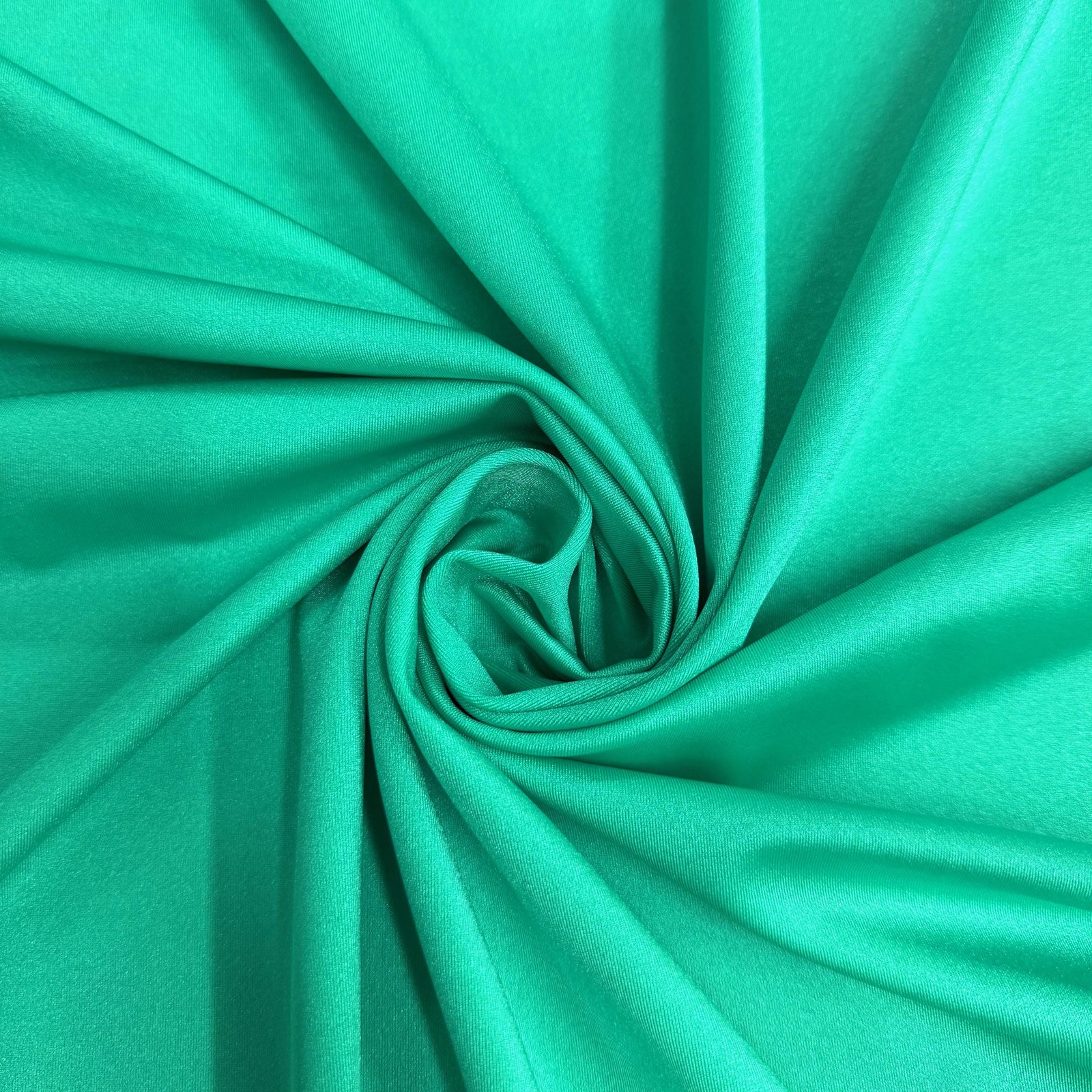 Elle AQUA GREEN Nylon Spandex Stretch Shiny Tricot Medium Weight Fabric for Apparel, Swimwear, Activewear, Sportswear, Costumes, Crafts