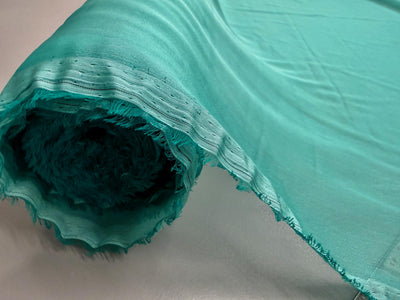 Jolene SEAFOAM AQUA Polyester Two-Tone Chiffon Fabric by the Yard - 10135