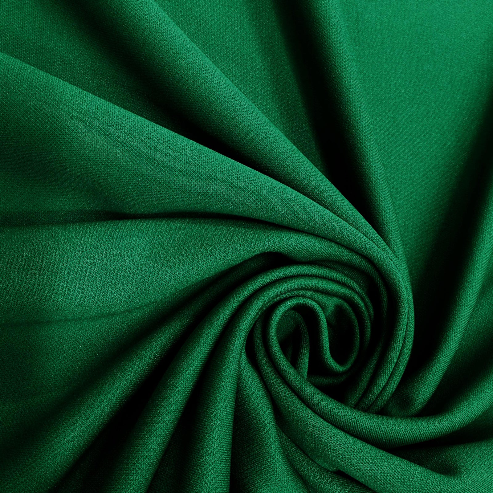 Evie EMERALD GREEN Polyester (Not Neoprene) Scuba Double Knit Fabric by the Yard - 10021