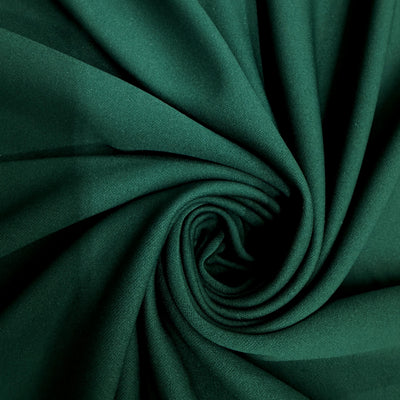 Evie DARK HUNTER GREEN Polyester (Not Neoprene) Scuba Double Knit Fabric by the Yard - 10021