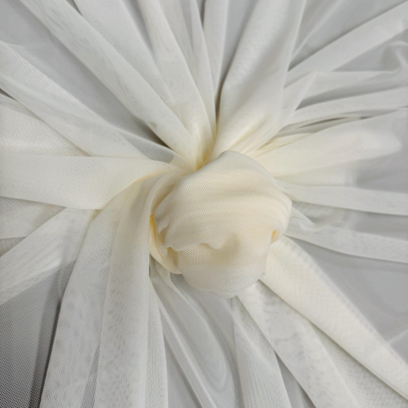 Dorothea CREAM Power Mesh Nylon Spandex Fabric by the Yard