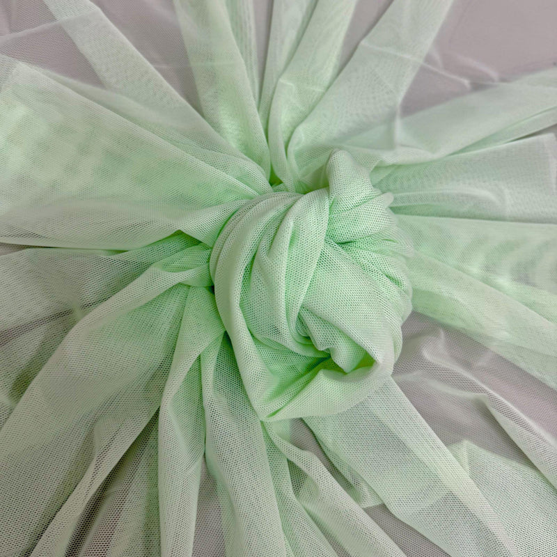 Dorothea MINT GREEN Power Mesh Nylon Spandex Fabric by the Yard