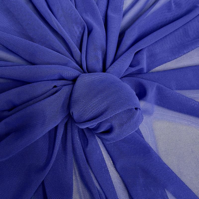 Dorothea ROYAL BLUE Power Mesh Nylon Spandex Fabric by the Yard