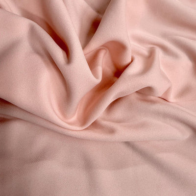 Evie BLUSH PEACH Polyester (Not Neoprene) Scuba Double Knit Fabric by the Yard - 10021