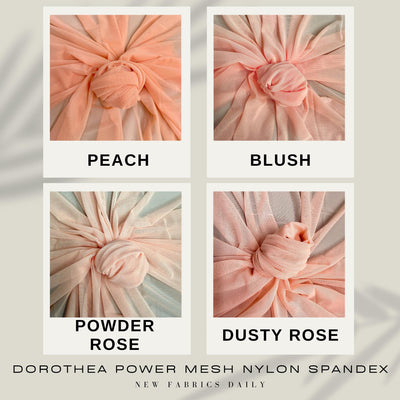 Dorothea POWER MESH Nylon Spandex Fabric by the Yard