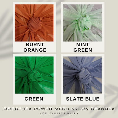 Dorothea POWER MESH Nylon Spandex Fabric by the Yard