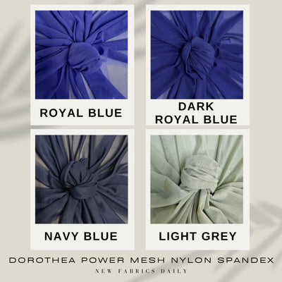 Dorothea POWER MESH Nylon Spandex Fabric by the Yard