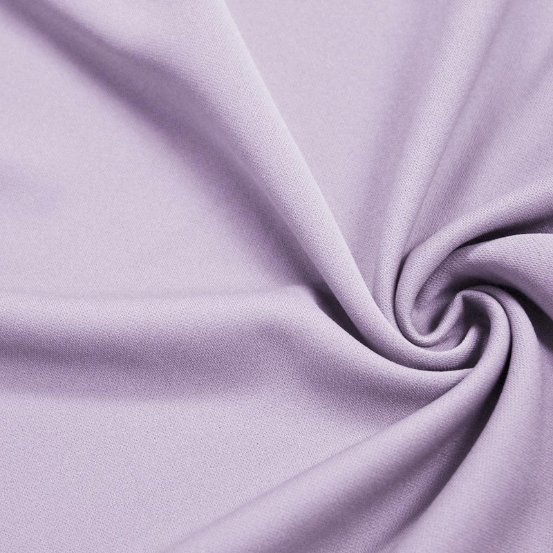 Evie LILAC Polyester (Not Neoprene) Scuba Double Knit Fabric by the Yard - 10021