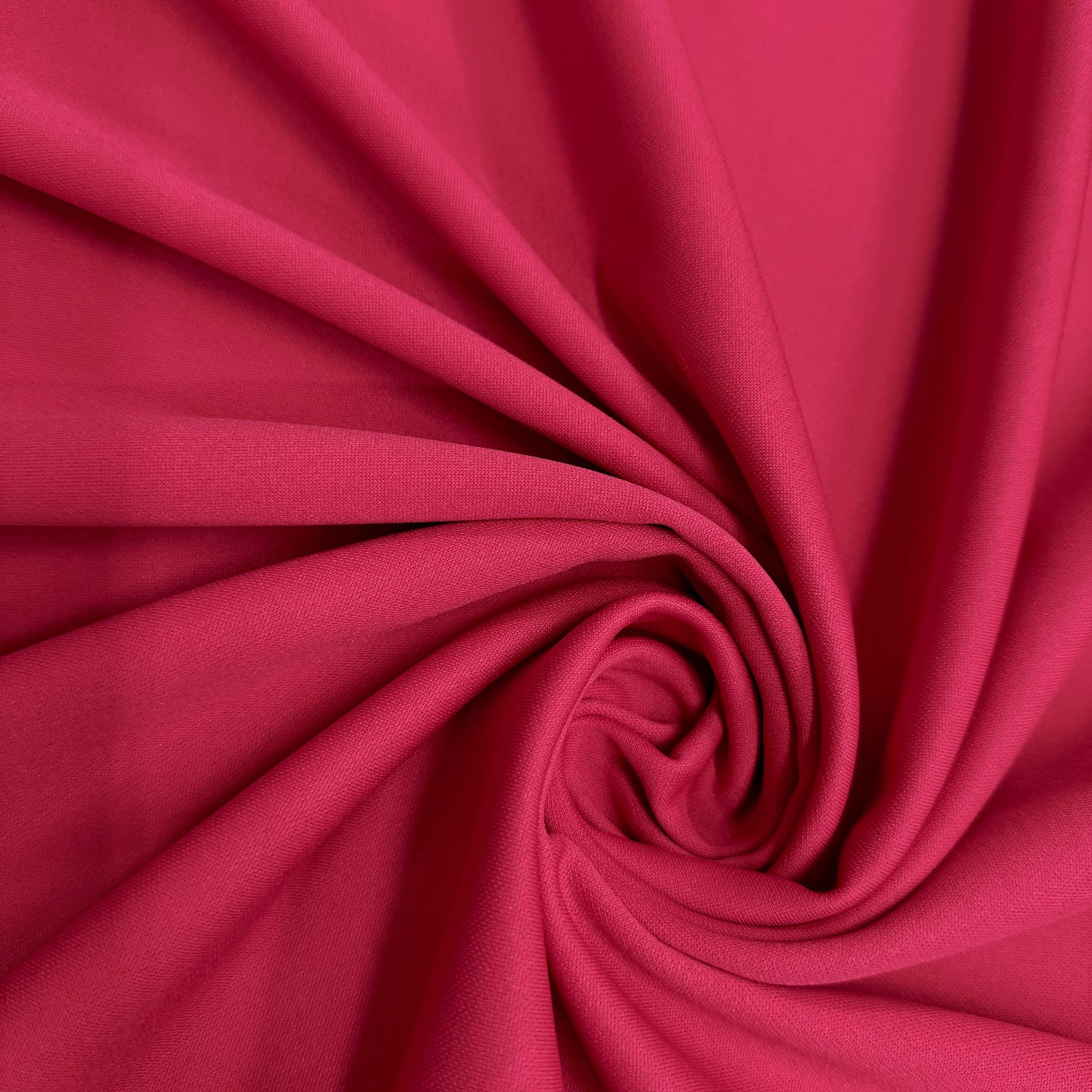 Evie FUCHSIA Polyester (Not Neoprene) Scuba Double Knit Fabric by the Yard - 10021